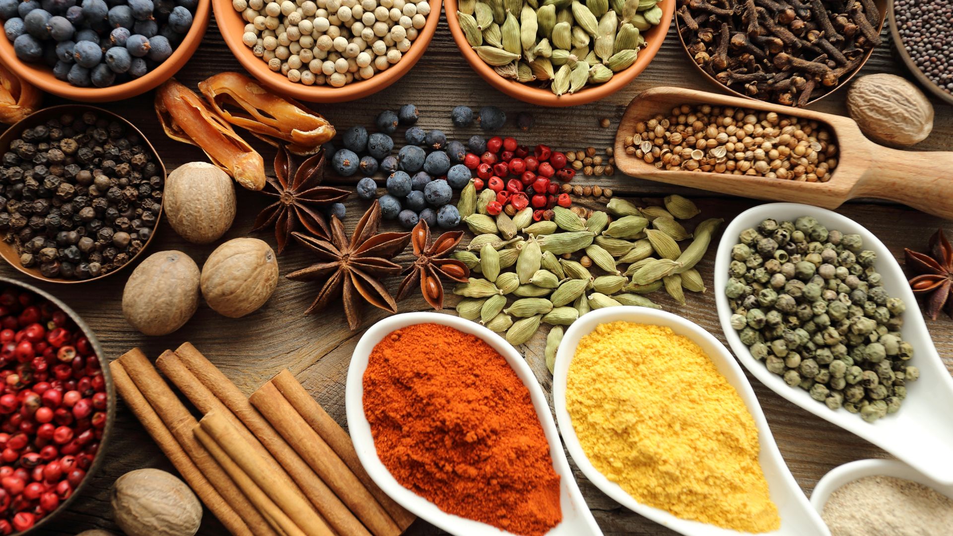 especiarias para bem-estar